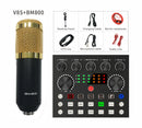 F998/V8S Sound Card Microphone Sound Mixer Live Sound Card Board Audio Mixing Console Amplifier Live Broadcast Podcast Condenser