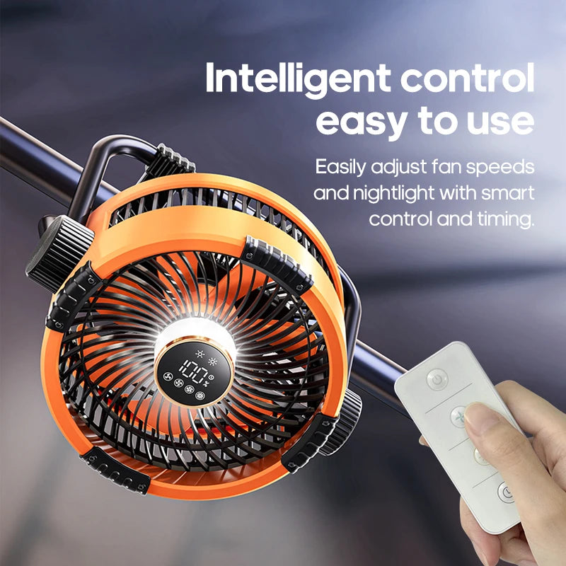 Multifunctional 6 in 1 Outdoor Camping Fan