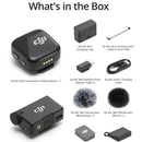 DJI Mic Mini (2 TX + 1 RX + Charging Case) Wireless Microphone with Intelligent Noise Cancelling High-Quality Audio