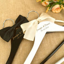 Personalized wedding hanger, custom wooden hanger for wedding dresses.
