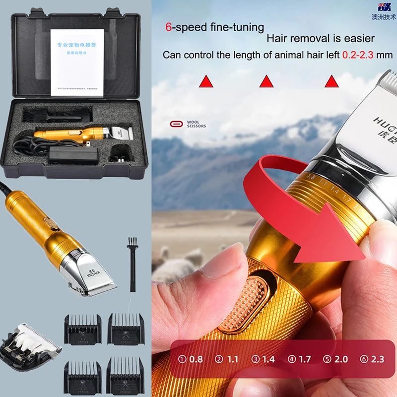 Cordless Cashmere Shearing Machine for Goats and Pets