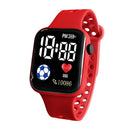 New kids Smart Watch Football Love LED Sports and Leisure Watch Boys and Girls Electronic Watch Festival Gift