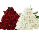 real touch velvet artificial roses,