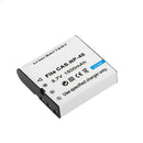 Camera Battery Casio - 1500mAh NP-40 - NP-40 NP40 CNP-40 CNP40EX-Z200 Z700 Z750 Z850 Z1050