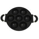 Cake Pan Cast Iron Omelette Pan Non-Stick Cooking Pot Breakfast Egg Cooker Cake Mold Kitchen Cookware Kitchenware. -7 Hole Cooking