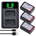 Dual Charger for Sony A6000 A6400 A6300 A6500 A7 A7II A7RII A7SII A7S A7S2 A7R. - 4X 2000mAh NP-FW50 NP FW50 Battery + LED USB