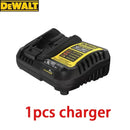 battery charger, fast charging, lithium battery, tool battery . - DEWALT original 20V, 5AH, DCB115, DCB118