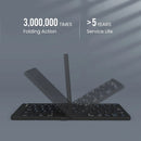 BOW Foldable Bluetooth Mobile Phone KeyboardWireless Keyboard Rechargeable Ultra Slim Keyboard for IOS Android Smartphone