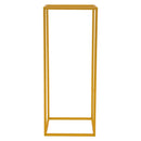 Tall metal gold wedding flower stand for decoration
