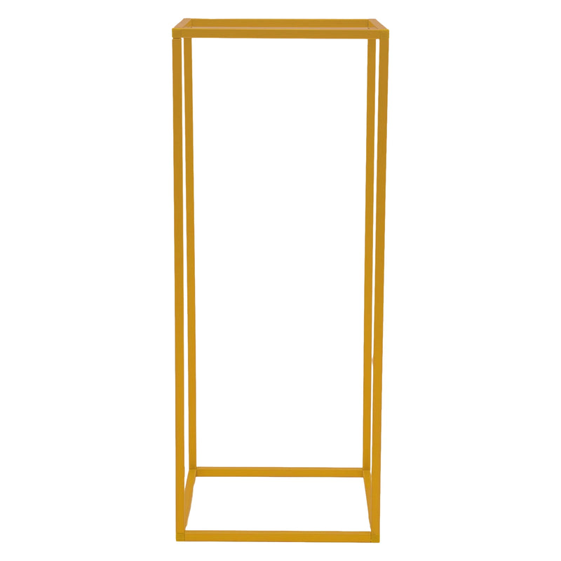 Tall metal gold wedding flower stand for decoration