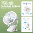 Camping Fan Rechargeable, Portable Desktop Air Circulator Wireless Ceiling Electric Fan With LED Light Clip-on Fan. - Xiaomi 8000mAh