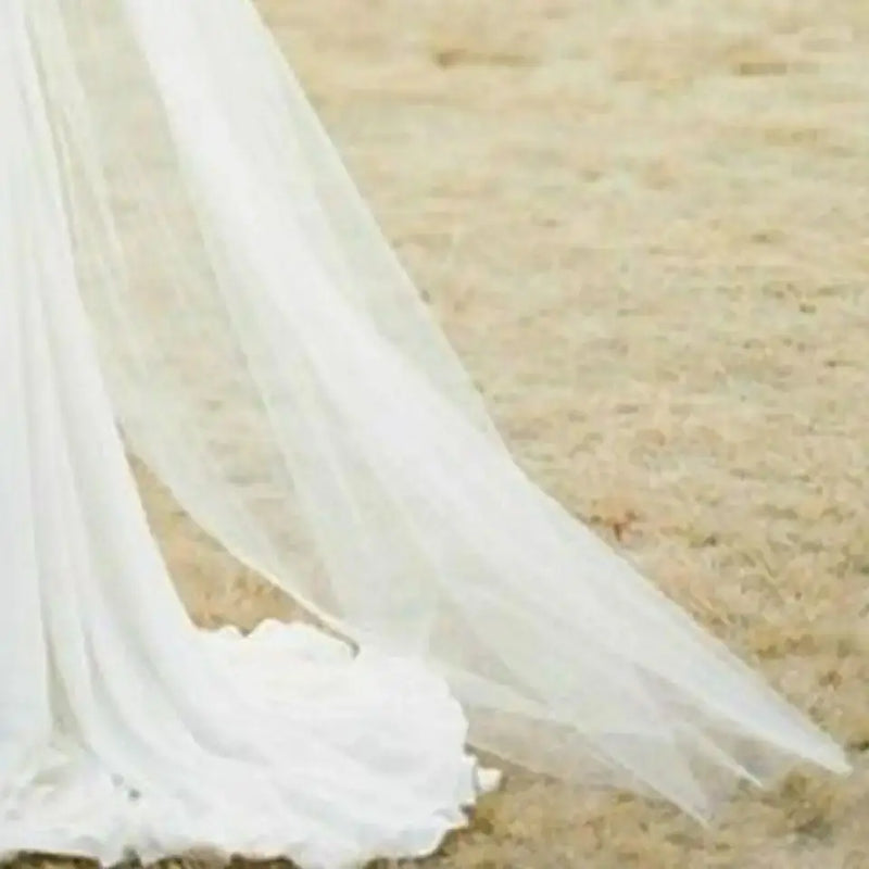 2/3/5 M White Ivory Wedding Veil with Comb Bridal Headwear Vestido De Noiva Soft Tulle Bride Accessories