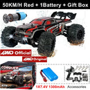 Remote Control Car Off Road 4x4 RC High Speed Buggy Truck Super Brushless 50 or 80KM/H Fast Drift Racing Toy Kids Adults. - 4WD