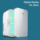 12L Portable Mini Refrigerator Student Dormitory Heating And Cooling Cosmetics Car Home Dual-Use Refrigeration And Preservation