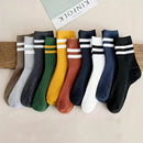 5 Pairs Of Men's Socks, Autumn And Winter Vintage Fun Fashion Athletic Socks, Sports Trend Socks - BUY ABROAD NOW