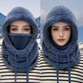 Warm Thermal Windproof Balaclava Ski Hood Motorcycle Face Cover Polar Fleece Adjustable Cycling Neck Cover Full Face Mask Winter