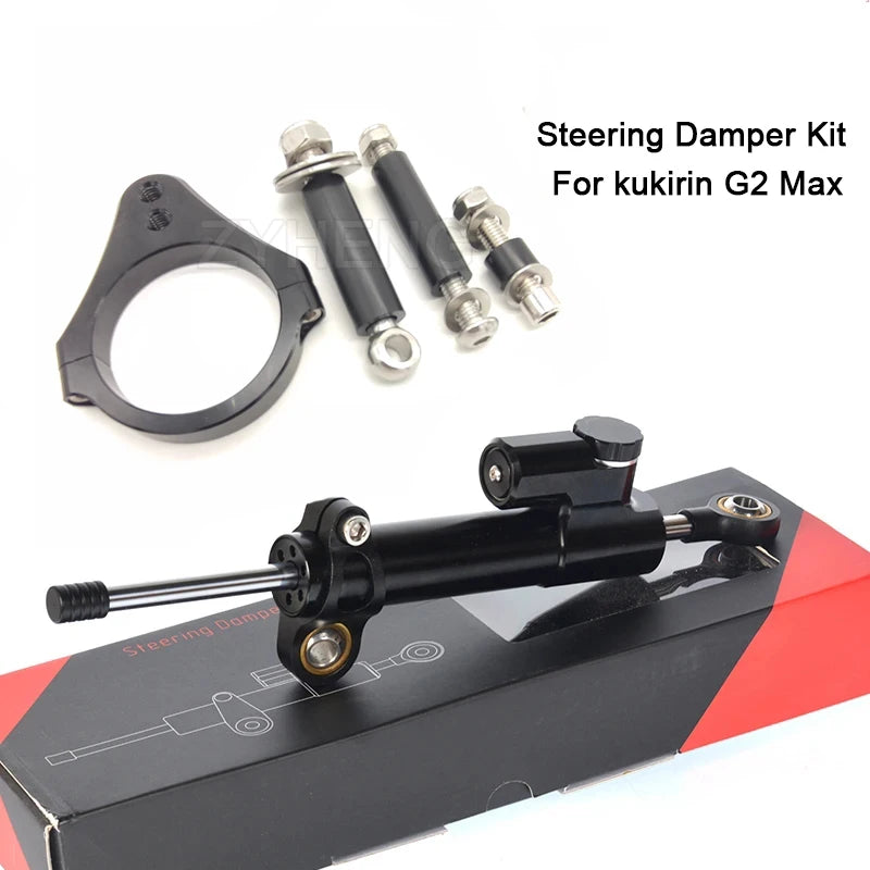For Scooter kukirin g2 Max Stabilizer Steering Damper Mounting Electric Scooter Aluminum and Steel Modification Bracket