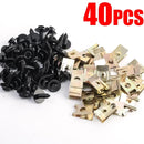 Nut/Screw Washers U-shape Clip for BMW E46 E92 E90 F10 Car Fender Bumper Cross Head Screws 40/20pcs