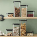 Kitchen Sealed Jars Large Capacity Grain Organizer Plastic Sealed Tank Moisture-proof Kitchen Storage Box Seasoning Jars Set New