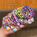 5 styles of random pendant bracelets, cartoon cute animal bead bracelets