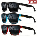 Fashion Vintage Square Polarized Sunglasses Men Women Driving Fishing Luxury Brand Designer Sun Glasses Driver's Eyewear UV400 - BUY ABROAD NOW