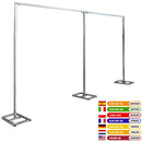 Wedding Party Backdrop Stand Pipe Kit - 10x20Ft