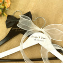 Personalized wedding hanger, custom wooden hanger for wedding dresses.