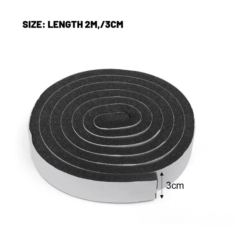 Self-Adhesive Sponge Sealing Strip Window Door Anti-collision Sealing Strips Windproof Sound-Proof Door Gap Sealing Foam Tapes