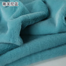 Plain Faux Fur Fabric Smooth Clothes Coats Dolls Sewing Thickened Imitation  Rabbit Plush Textile Soft Silky.