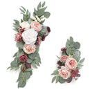 Yannew Artificial Flower Arch Kit for Wedding, Eucalyptus Garland.