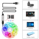 RGB Led Strip Lights with Remote Control Luces Led Room Light USB Flexible Ribbon for Room Decoration TV Backlight Diode Tape