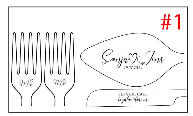Personalized Wedding Cake Cutting Set, Custom Engraved Gifts,