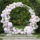 Large round metal wedding backdrop stand, garden arch,