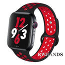 Sport Strap for Apple Watch Band 46mm 44mm 40mm 42-38-41mm 45mm Breathable Bracelet iWatch Series 10 9 8 7 6 SE 5 3 Ultra 2 49mm