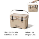 MOBI GARDEN Camping Ice Box 25L Portable Large Capacity Car Refrigerator Food Barbecue Cold Storage Outdoor