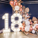 Giant LED Light Up Birthday Number Figure for 1st Birthday, Anniversary, Wedding,