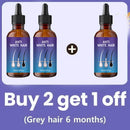 White Hair Care - Grey hair Serum White hairs essence Anti-gray hair, regrow black hairSerum White hairs essence Anti-gray hair,
