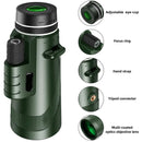 Portable HD Zoom Telescope, Foldable, Long Distance, Mini Telescope.