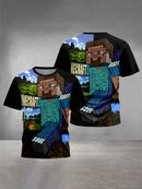Hot Game 3D Print Baby Clothing 5 to 14 Years Male Outdoor Clothes for-M-M-minecrafts-Children Boy Girl Child T-Shirt Top Shirts
