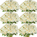 Bouquet of real looking artificial silk roses