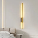 Strip LED Living Room Wall light Modern Nordic Sofa background Full copper Bedroom Bedside wall light AC85-265V - 80cm 60cm