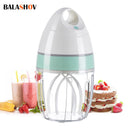 Electric Milk Frother Whisk USB Rechargeable Household Automatic Wireless Stand Mixer for Whipped Cream Food Blender
