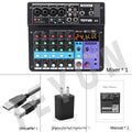 Professional 8-6-4 channel digital mixer sound card microphone mobile phone live broadcast computer recording DJ audio equipment