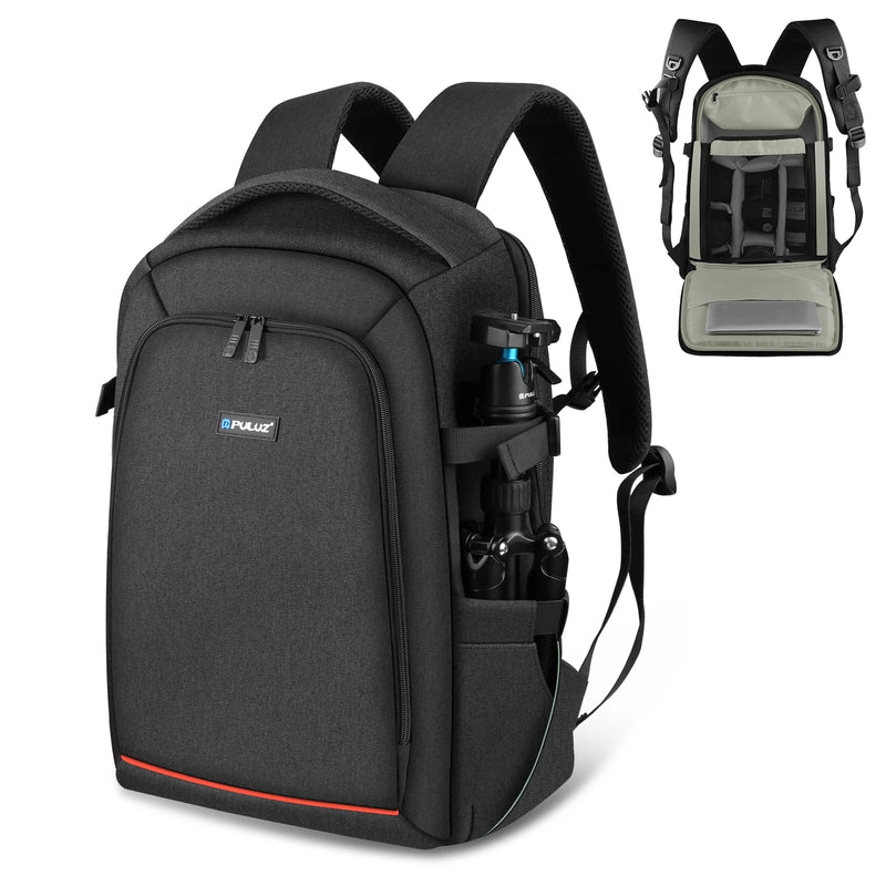 Outdoor Backpack with Double Shoulder Strap, Handheld PTZ Stabilizer, Digital Camera Case