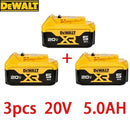 battery charger, fast charging, lithium battery, tool battery . - DEWALT original 20V, 5AH, DCB115, DCB118
