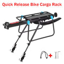 Quick Release Adjustable Bike Bicycle Cargo Rack Bike Rear Rack MTB Road Bicycle Bike Cargo Luggage Carrier Rack with Mudguard