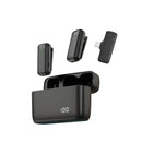 Lavalier Microphone with Charging Case Wireless mini mic for Android IOS Phone with Noise-canceling Function to Record Videos