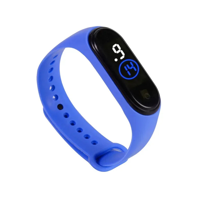 Fashion Sports Watch for Kids Children Waterproof Led Digital Watch Ultra-light Silicone Strap Teen Boys Girls WristWatch Unisex