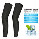 Compression Sleeves Knee Pads, Summer UV Sports Kneepad Protective Men, Women. Bike Cycling Compression Leg Sleeves. - WEST BIKING