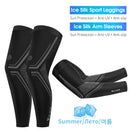 Compression Sleeves Knee Pads, Summer UV Sports Kneepad Protective Men, Women. Bike Cycling Compression Leg Sleeves. - WEST BIKING